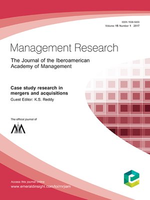 cover image of Management Research: Journal of the Iberoamerican Academy of Management, Volume 15, Number 1